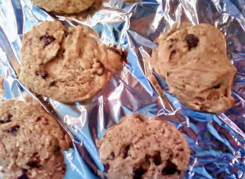 Oat meal Chocolate Chip Flax Seed Cookies