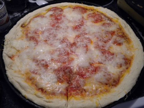 Whole Wheat Pepperoni Pizza