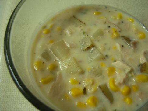 Crock Pot Chicken Corn Potato Chowder