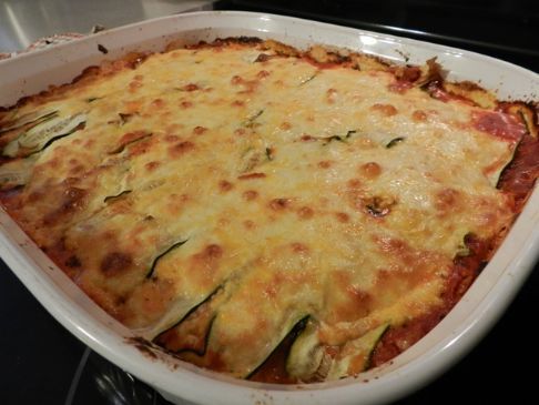 Zucchini Chicken Ricotta Lasagna