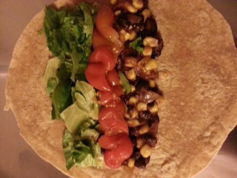 Black Bean Corn Salsa Tacos