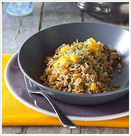 Tosca Reno's Roasted Butternut Squash Farro Risotto