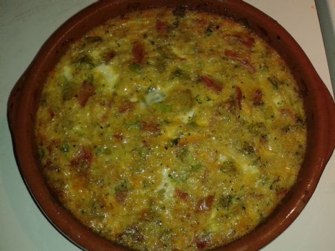Quiche Broccoli, Cheese, Ham & Prosciutto