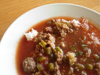 Stuffed Green Pepper Soup