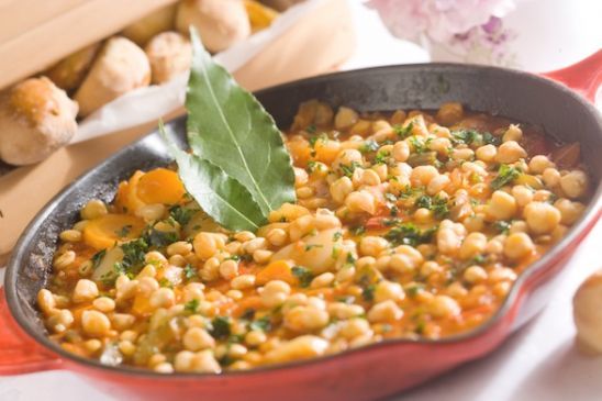 Spicy Chickpea & Lentil Soup