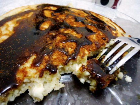 Ricotta and oatmeal pancake