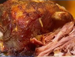 Baked fresh pork shoulder (picnic)