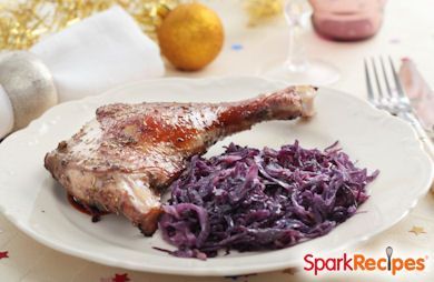 Balsamic-braised Red Cabbage