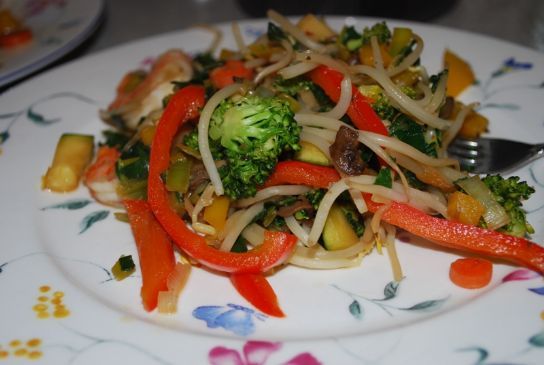 Teriyaki Shrimp & Vegetable Stir fry