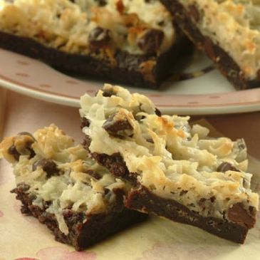 coconut macaroon brownies - makeover