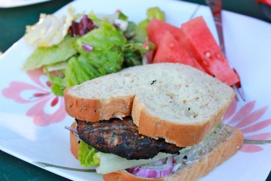 Spinach & Feta Turkey Burgers