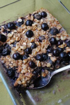 Baked Blueberry Oatmeal