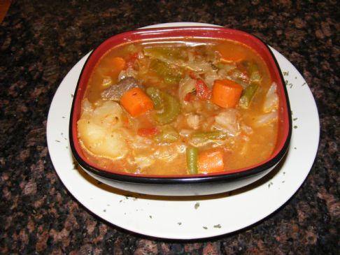 Vegetable Beef Soup, 1c