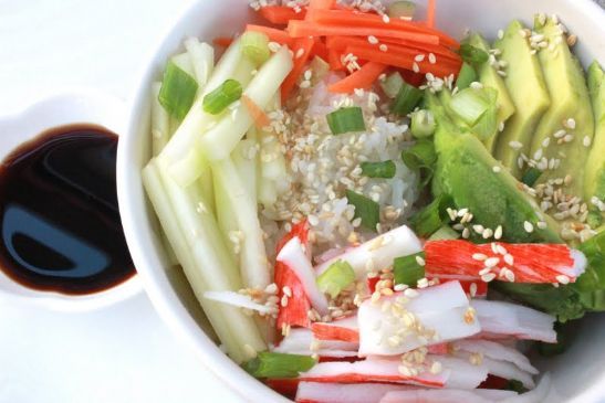 Sushi in a Bowl (California Roll Type)