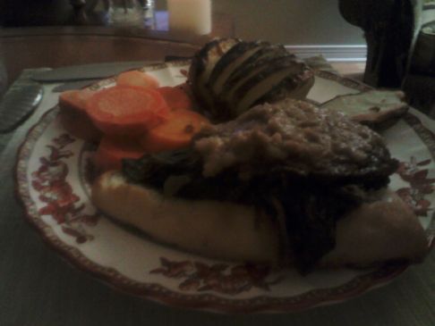 Portebella Mushroom and Spinach