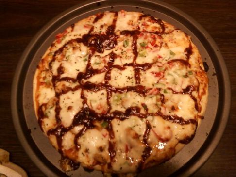 Homemade BBQ Chicken Pizza