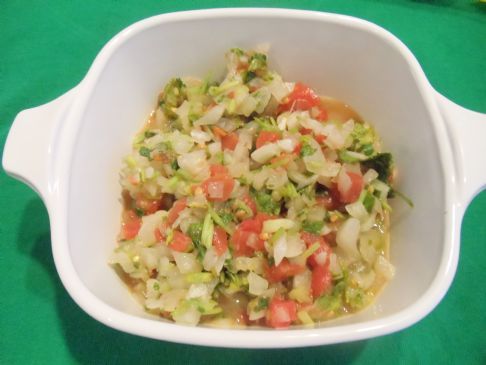 Tomato, Onion & Cilantro Salad