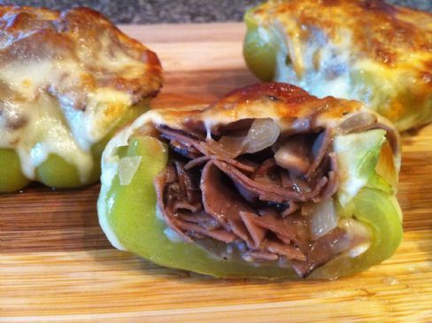 Philly Cheese Steak Stuffed Peppers