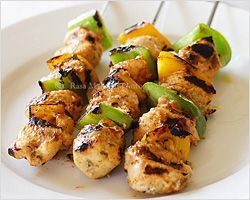 Mini Kebabs with Creamy Chilli Dip