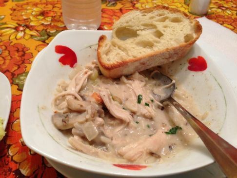 Cream of Turkey and Wild Rice Soup
