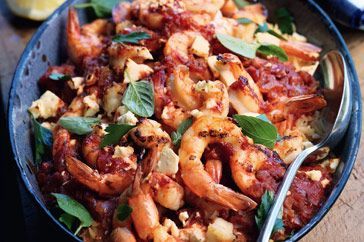 Prawn Saganaki