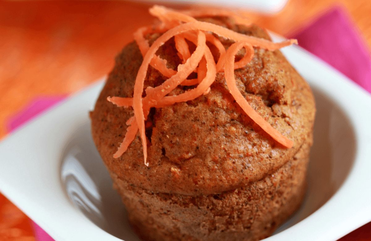 100-Calorie Carrot Ginger Muffins