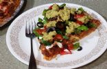 Mexican Pizza (Spaghetti Crust) 1/8 pizza