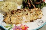 *Honey Mustard Panko Crusted Baked Salmon