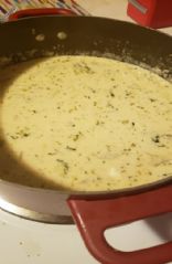 Low-Carb Cheddar, Broccoli, Cauliflower and Chicken Soup (Keto-Friendly)