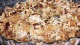 Anchovy and Breadcrumb cake in Mediterrean style