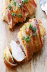 Bacon wrapped chicken breast