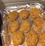 Baked salmon patties 