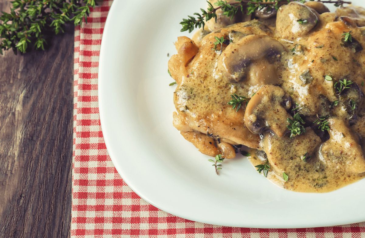 Balsamic Chicken with Mushrooms