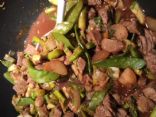 Beef and Veggies in Black Bean sauce