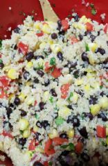 Black bean cilantro corn quinoa