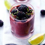 Blackberry Lime Green Smoothie