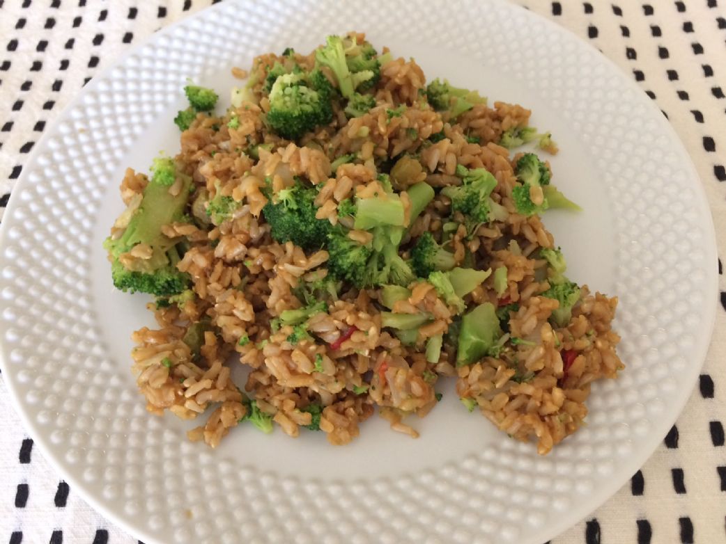 Brown Rice and Broccoli Pilaf Recipe | SparkRecipes