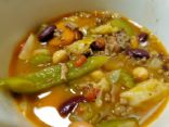 Cabbage, Bean and Beef Soup