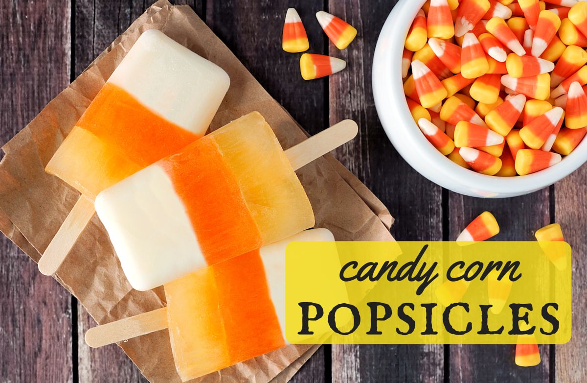 Candy Corn Popsicles