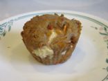 Flossie's Carrot Cake Muffins with Cream Cheese Filling