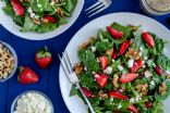 Cat O's Strawberry Walnut Ricotta Salad