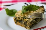 Cheesy Spinach Squares