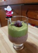 Cherry Matcha Chia Pudding