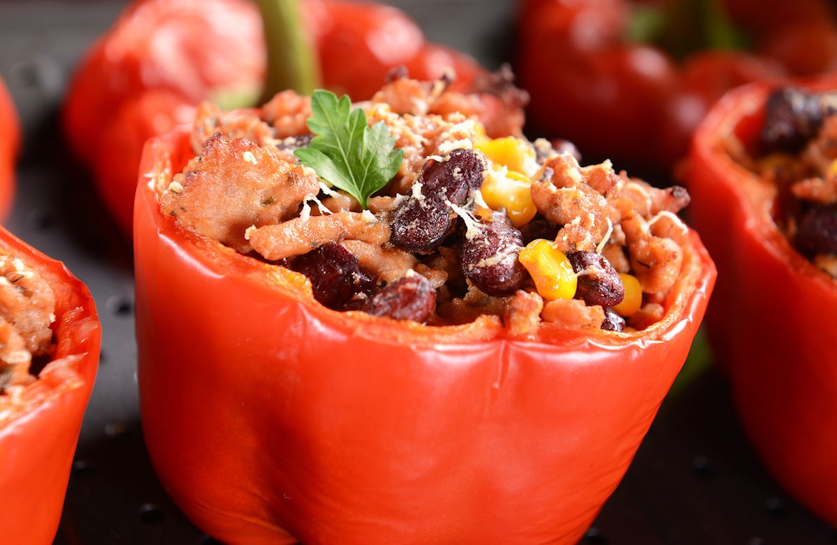 Chicken Fajita Stuffed Peppers