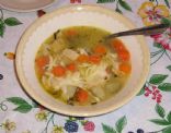 Chicken with Root Vegetables Soup