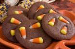 Chocolate Candy Corn Cookies