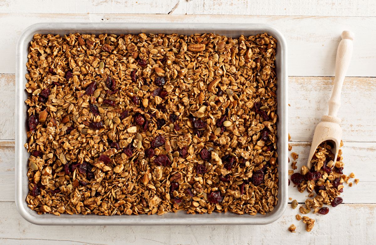 Cranberry-Maple-Pecan Granola