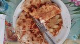 Creamy Apple-Cinnamon quesadilla