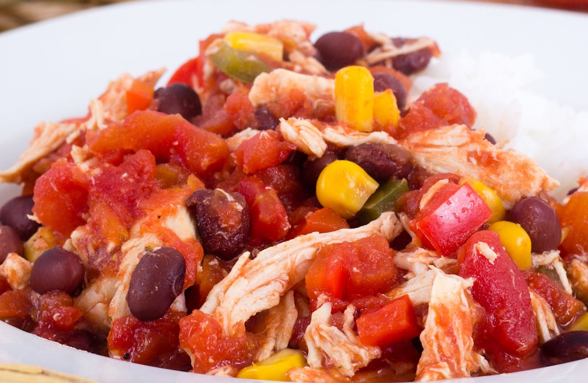 Crockpot Chicken Taco Stew