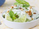 Cucumber Salad with Honey and Lime Yoghurt Dressing